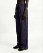“Stardust” Purple Diamond Cheetah Sweatpants