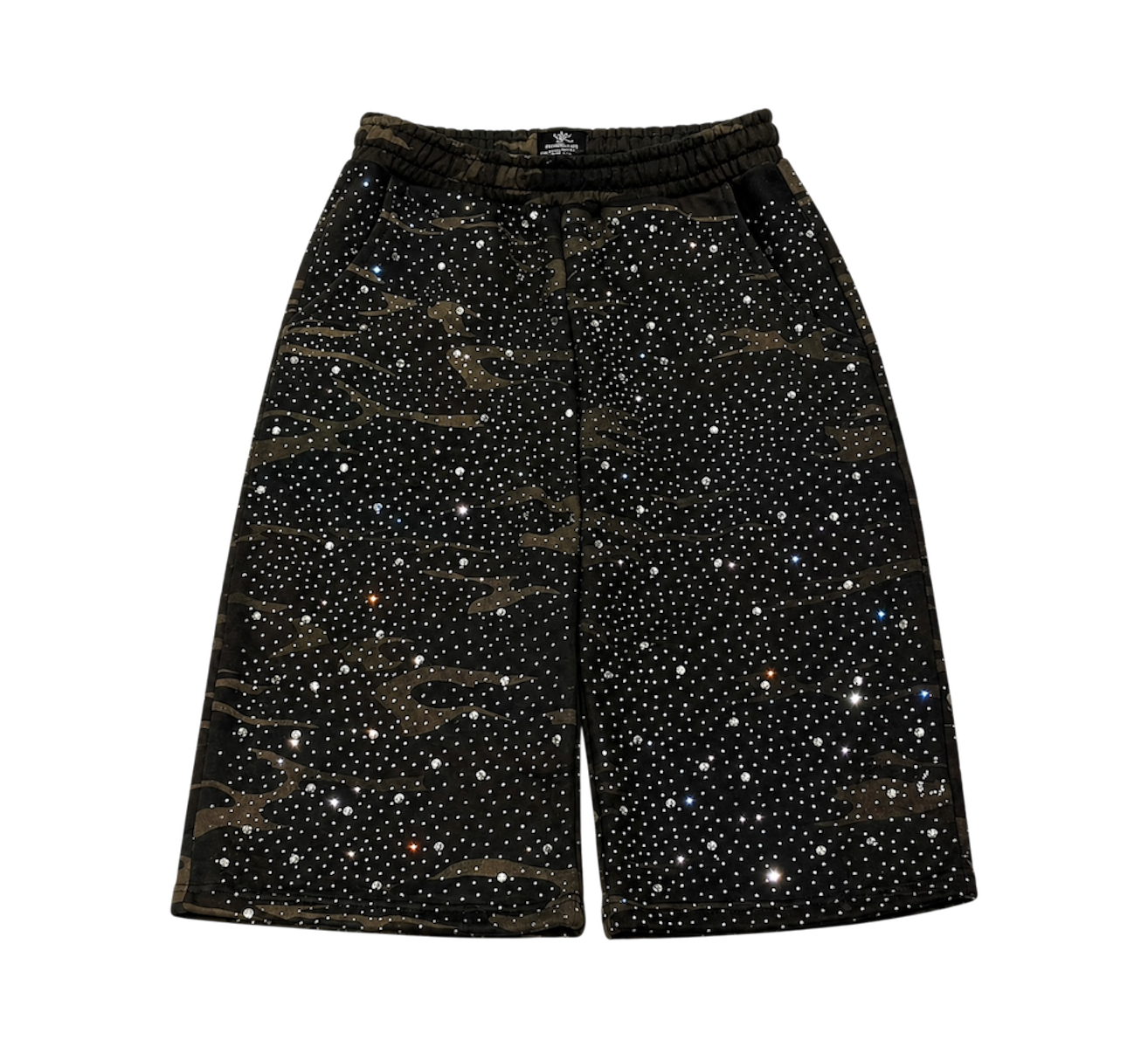 Green Diamond Camouflage Shorts