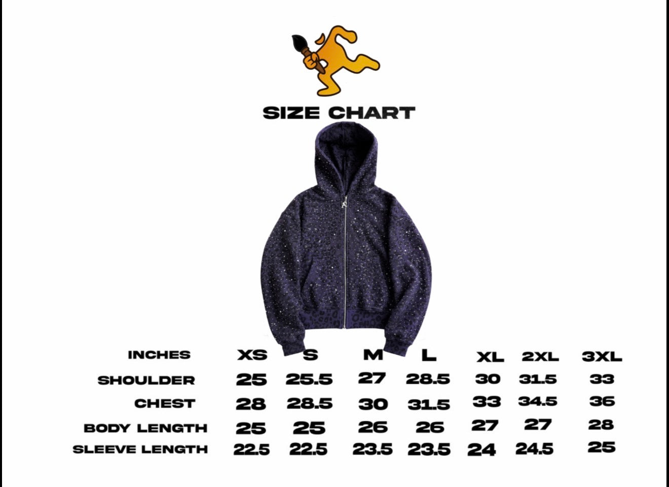 “Stardust” Purple Diamond Cheetah Zip-Up