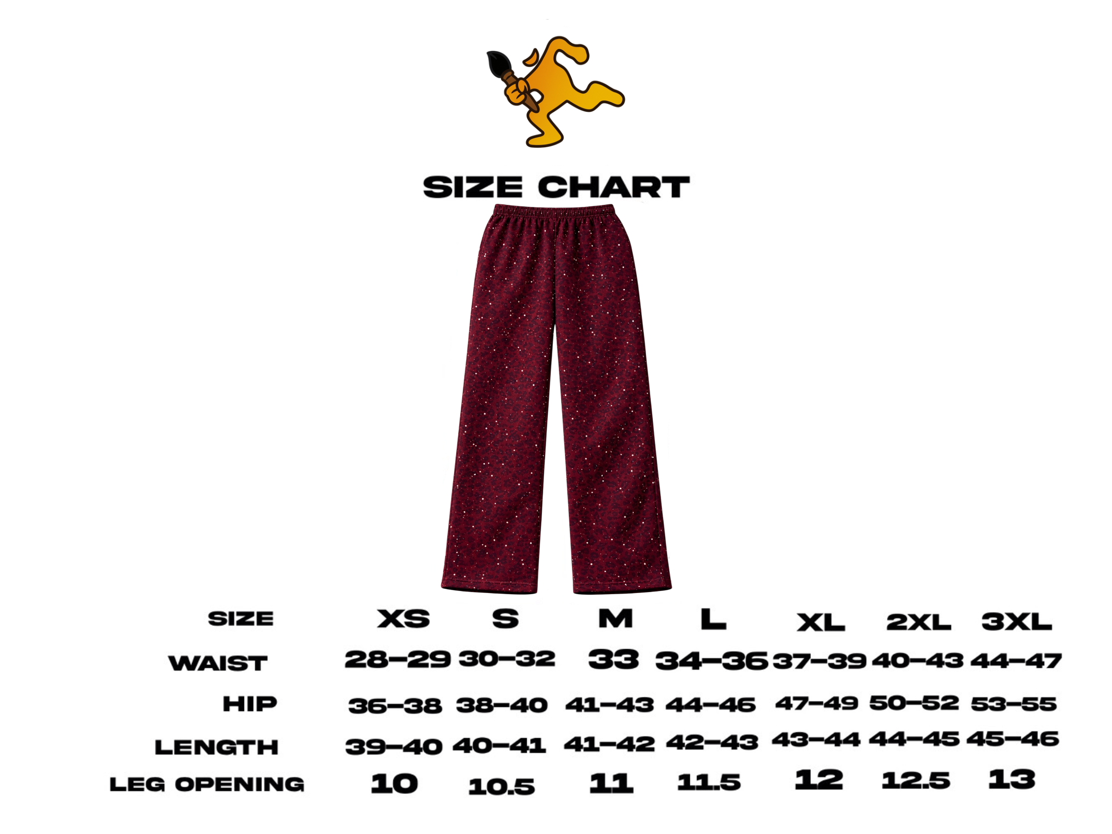 “Stardust” Red Diamond Cheetah Sweatpants