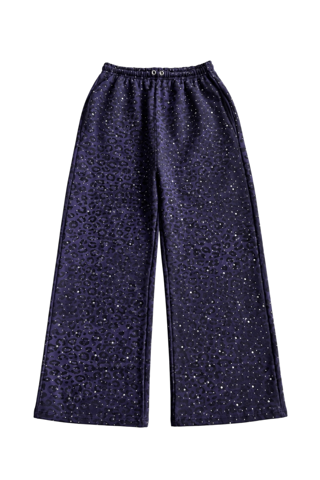 “Stardust” Purple Diamond Cheetah Sweatpants