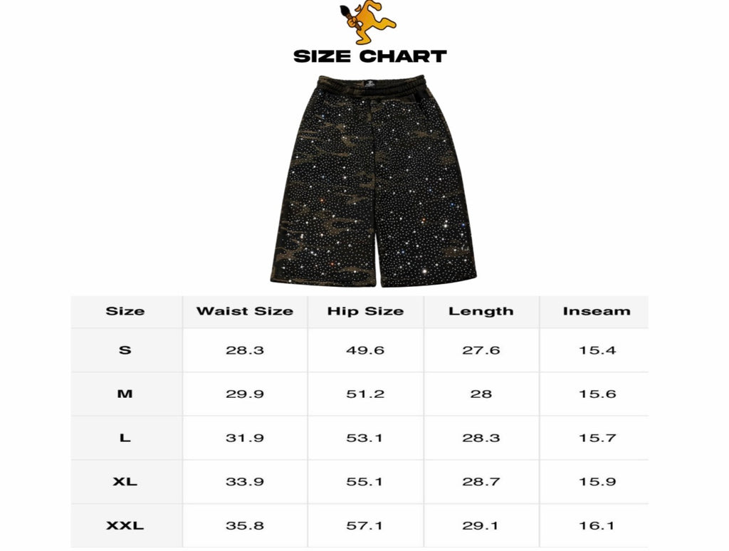 Green Diamond Camouflage Shorts