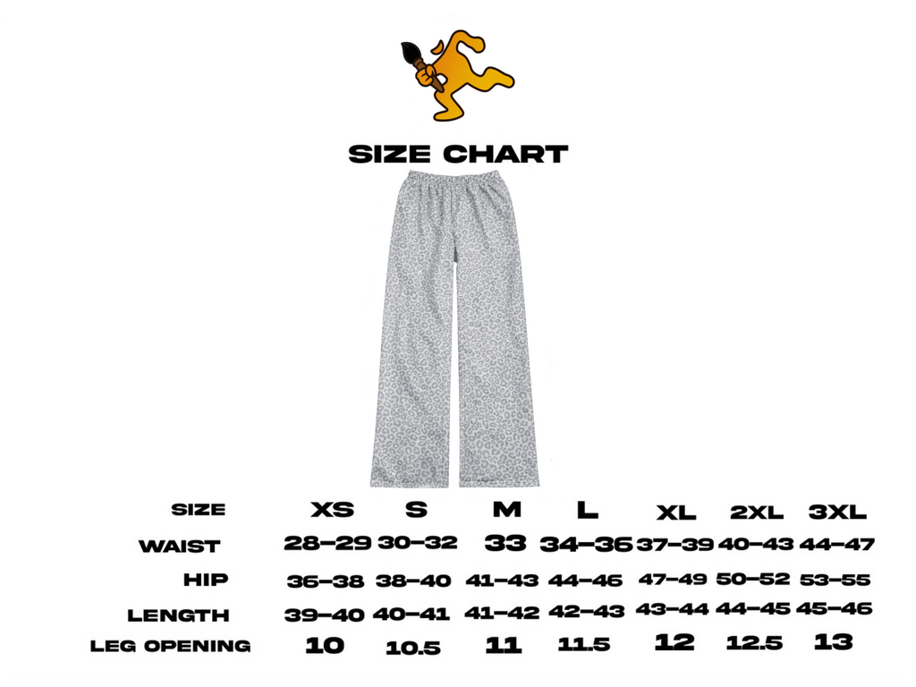 “Stardust” White Diamond Cheetah Sweatpants