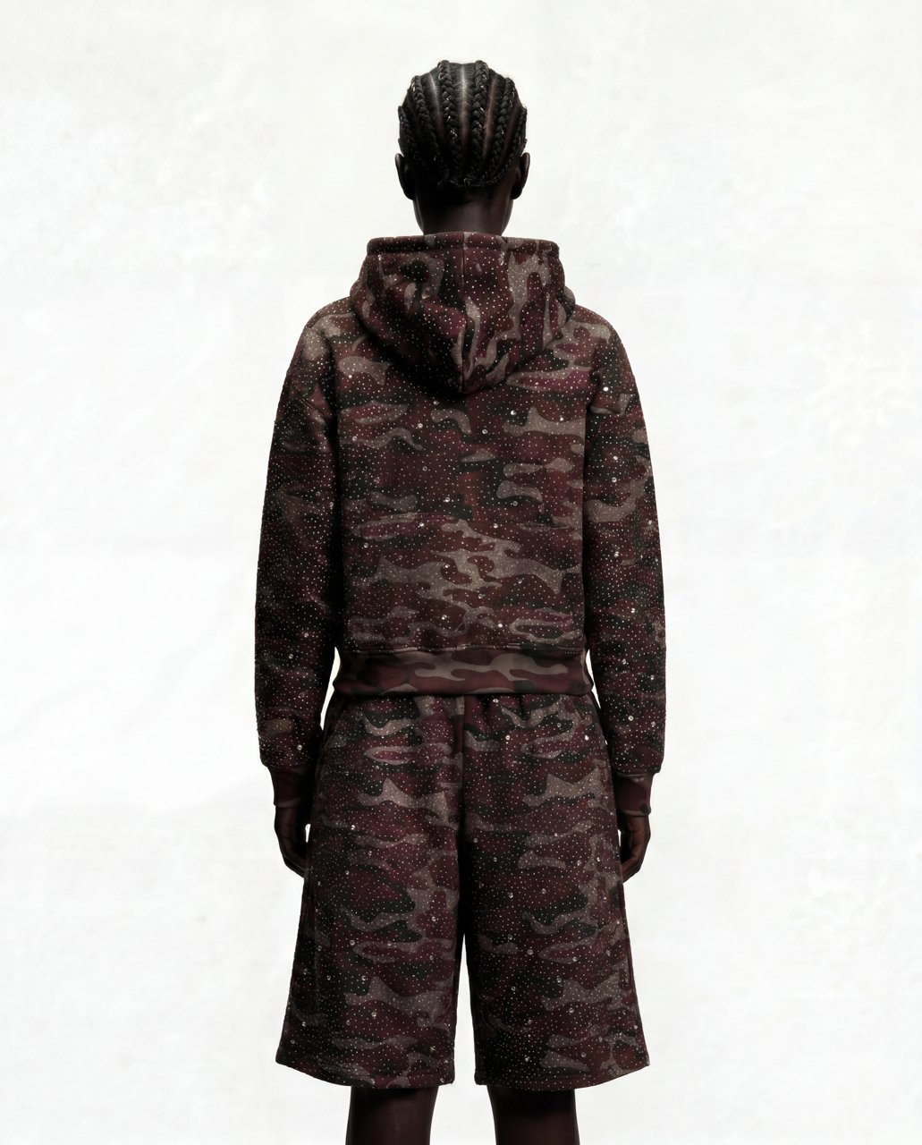 Pink Camouflage Diamond Zip-Up