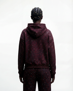 “Stardust” Red Diamond Cheetah Zip-Up