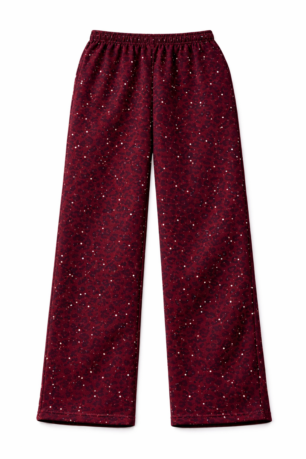 “Stardust” Red Diamond Cheetah Sweatpants