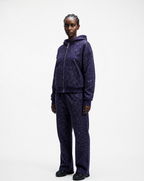 “Stardust” Purple Diamond Cheetah Zip-Up