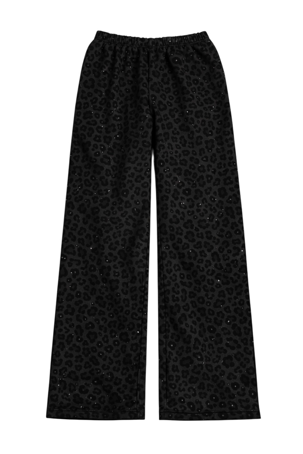“Stardust” Black Diamond Cheetah Sweatpants