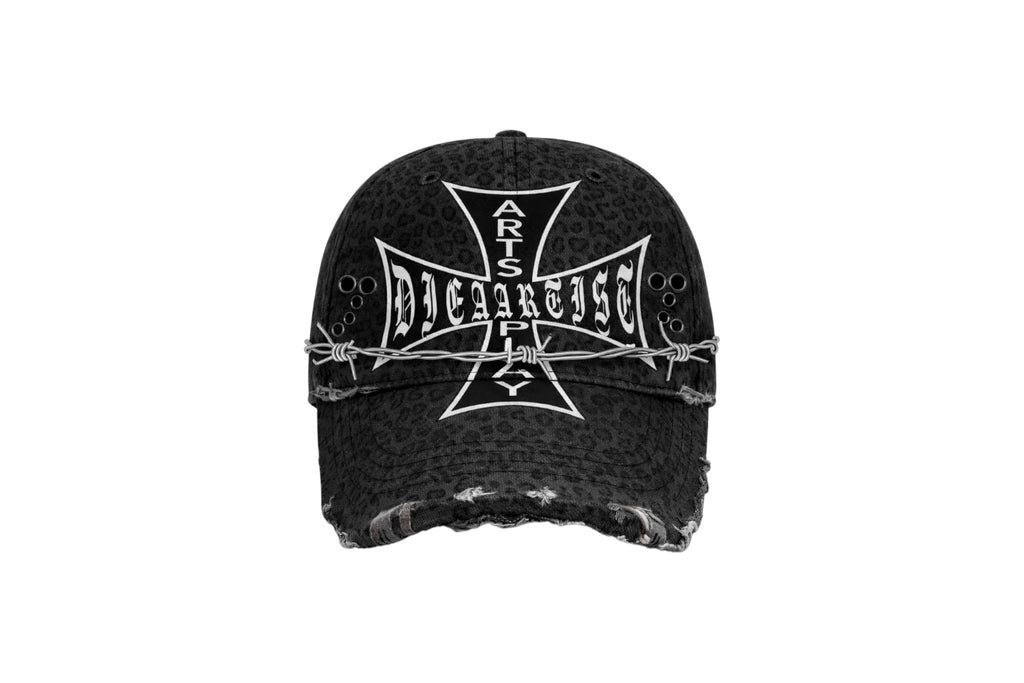 “Destroyed” Cheetah Print Cap